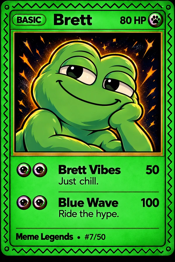 Brett, Rare card #05/50