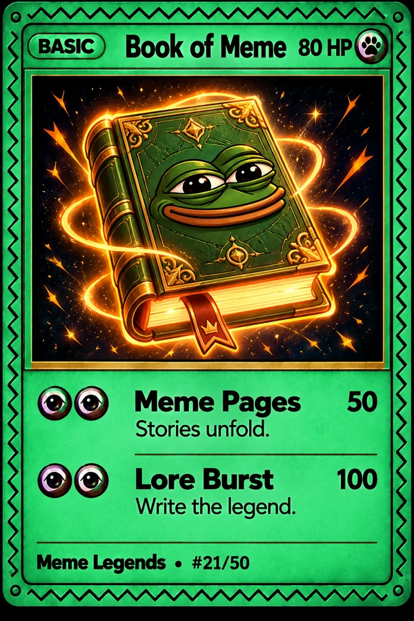 Book of Meme, Rare card #09/50